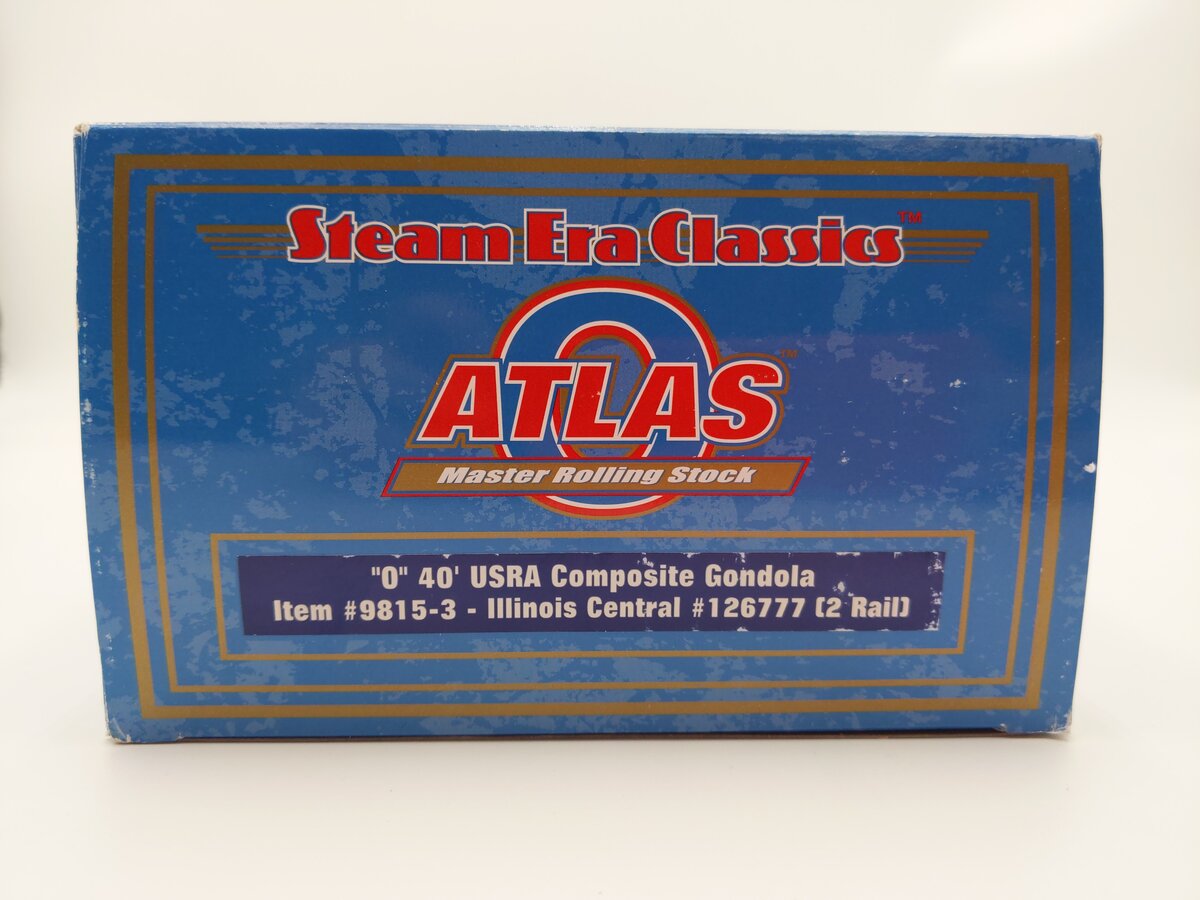 Atlas 9815-3 O Scale IC 40' USRA Composite Gondola #126777 (2-Rail) LN/Box