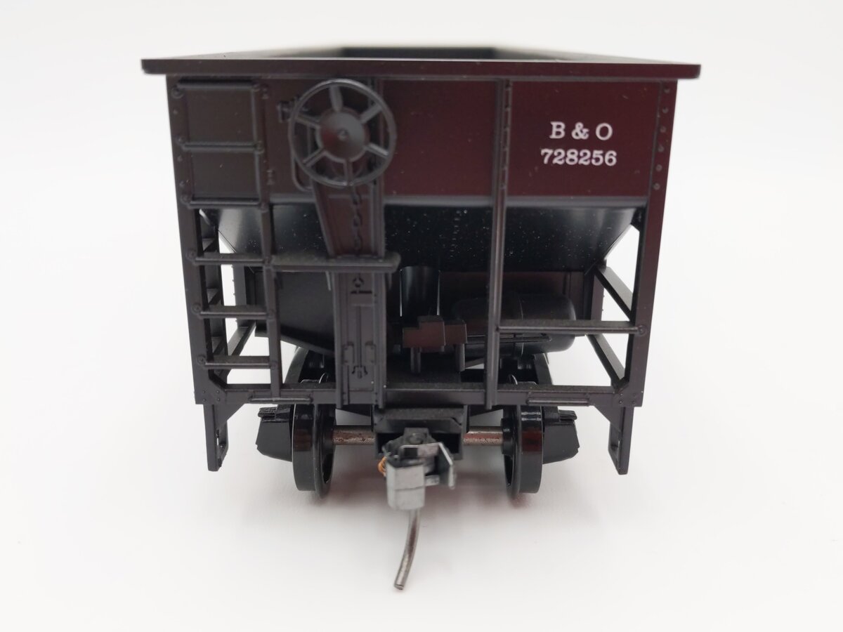 Weaver O Scale Baltimore & Ohio 2-Bay Hopper Car #728256 (2-Rail) EX