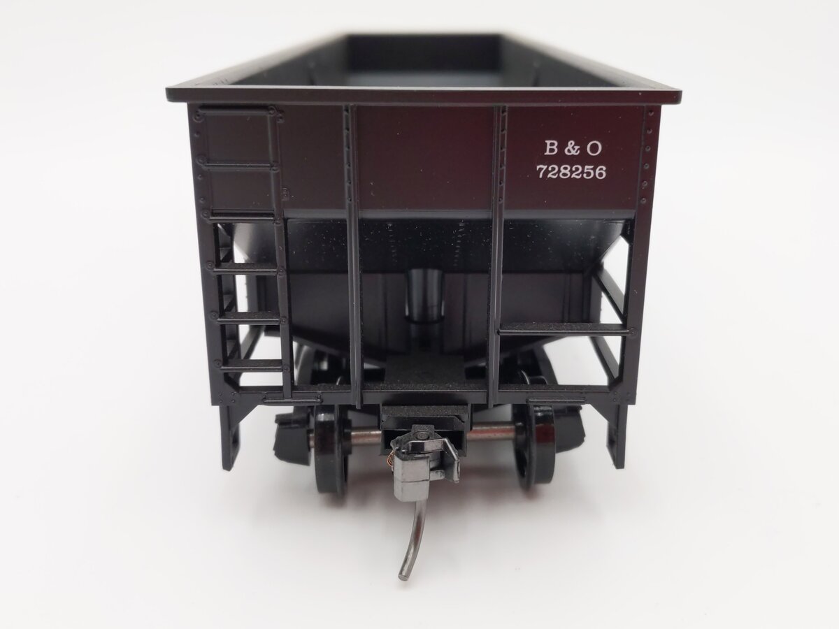 Weaver O Scale Baltimore & Ohio 2-Bay Hopper Car #728256 (2-Rail) EX