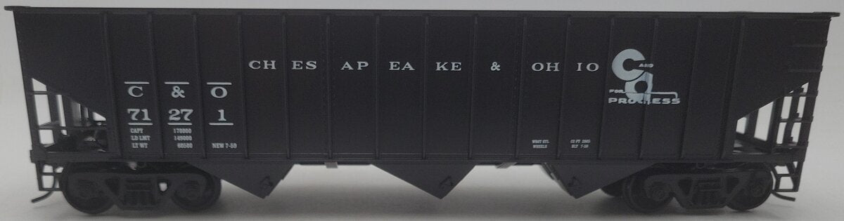 Weaver U2217 O Scale Chesapeake & Ohio Hopper Car #71271 (2-Rail) EX/Box