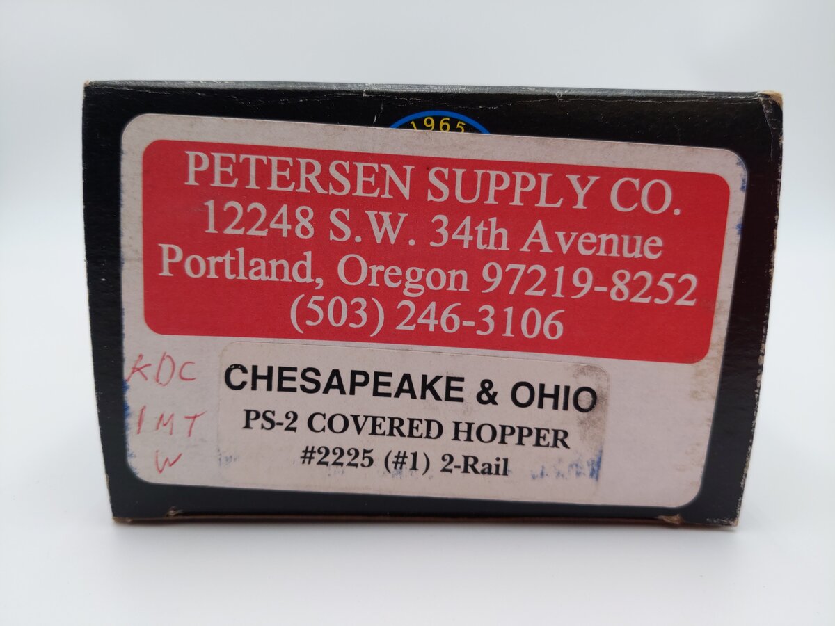 Weaver O Scale Chesapeake & Ohio PS-2 Covered Hopper #2225 (2-Rail) EX/Box