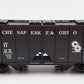 Weaver U19001S O Scale Chesapeake & Ohio AC-2 Covered Hopper #1925 (2-Rail) EX/Box