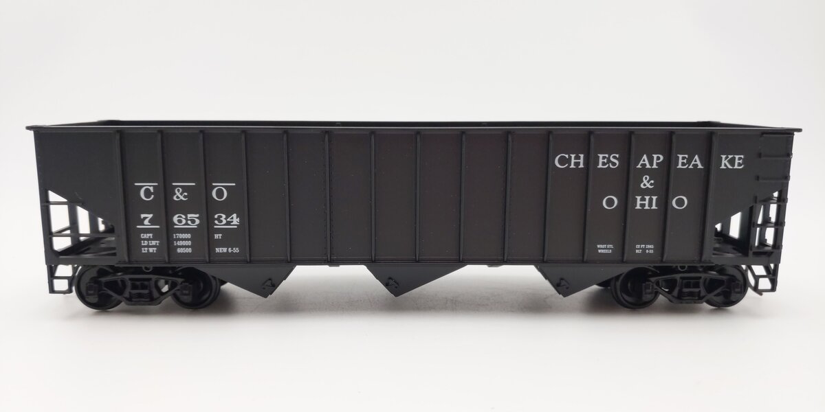 Weaver U2212 O Scale Chesapeake & Ohio 3-Bay Coal Car #76534 (2-Rail) LN/Box