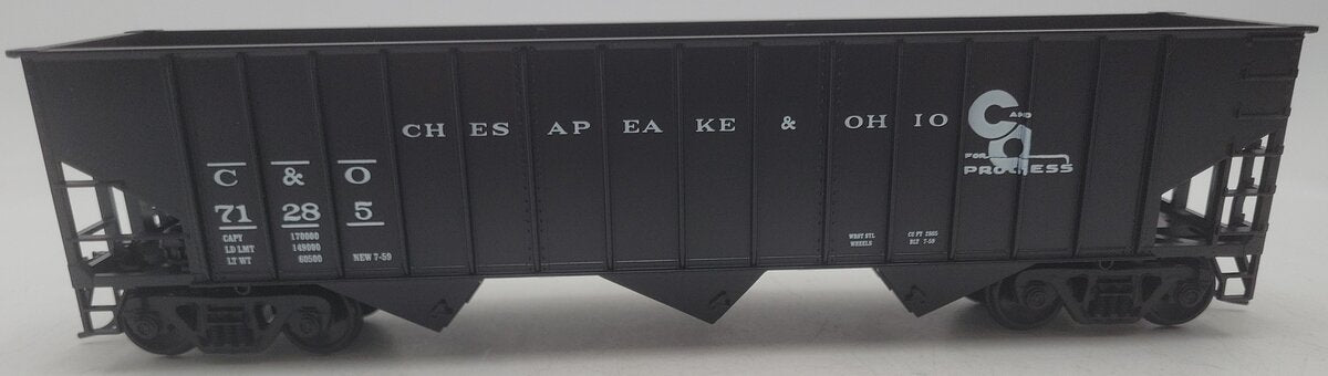 Weaver U2217 O Scale Chesapeake & Ohio Hopper Car #71285 (2-Rail) EX/Box