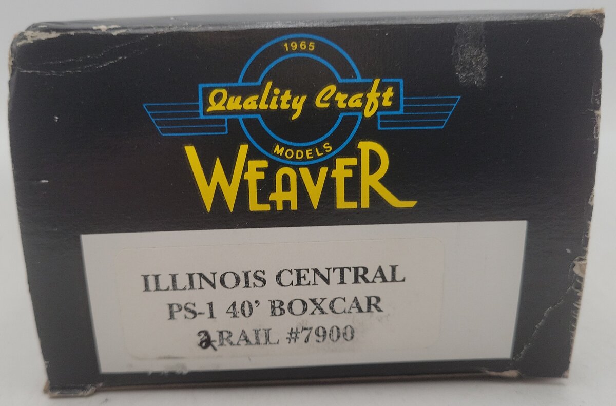 Weaver O Gauge Illinois Central 2-Rail Boxcar #7900 EX/Box