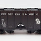 Weaver U19001S O Scale Chesapeake & Ohio AC-2 Covered Hopper (2-Rail) EX/Box
