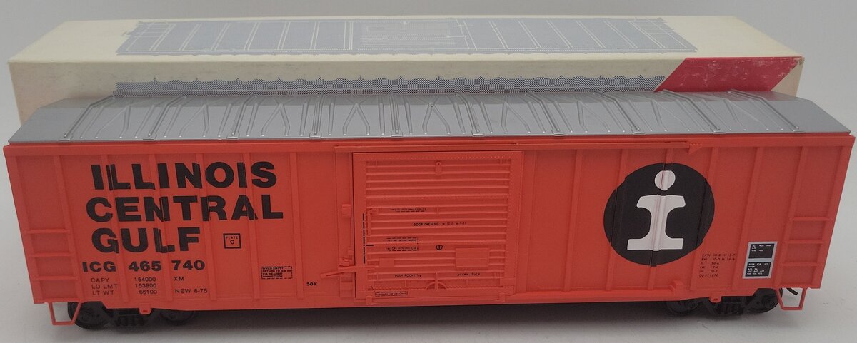 Weaver O Scale Illinois Central Boxcar #465740 (2 Rail) EX/Box