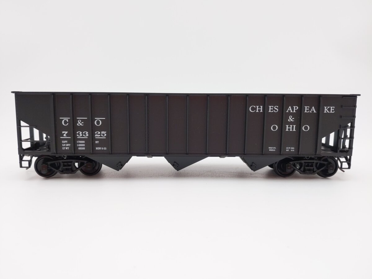 Weaver U2212 O Scale Chesapeake & Ohio 3-Bay Coal Car #73325 (2-Rail) EX/Box