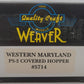 Weaver O Gauge PS-2 2-Rail Covered Hopper Car #5714 EX/Box