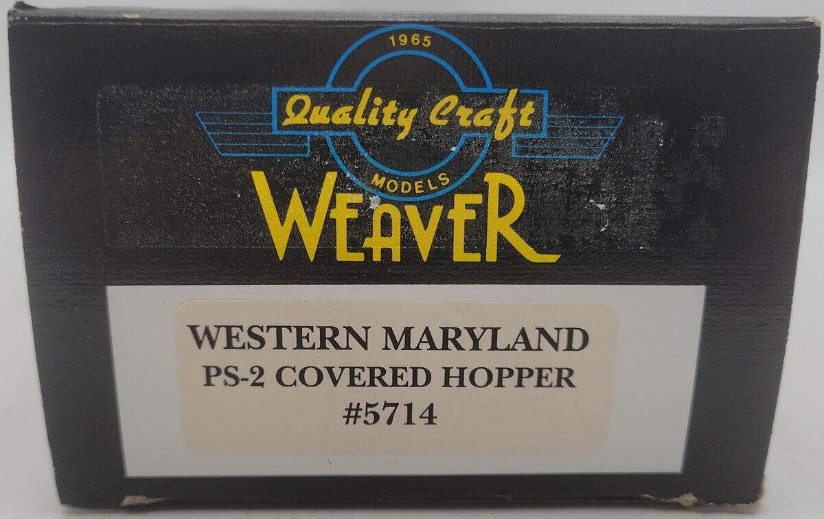 Weaver O Gauge PS-2 2-Rail Covered Hopper Car #5714 EX/Box