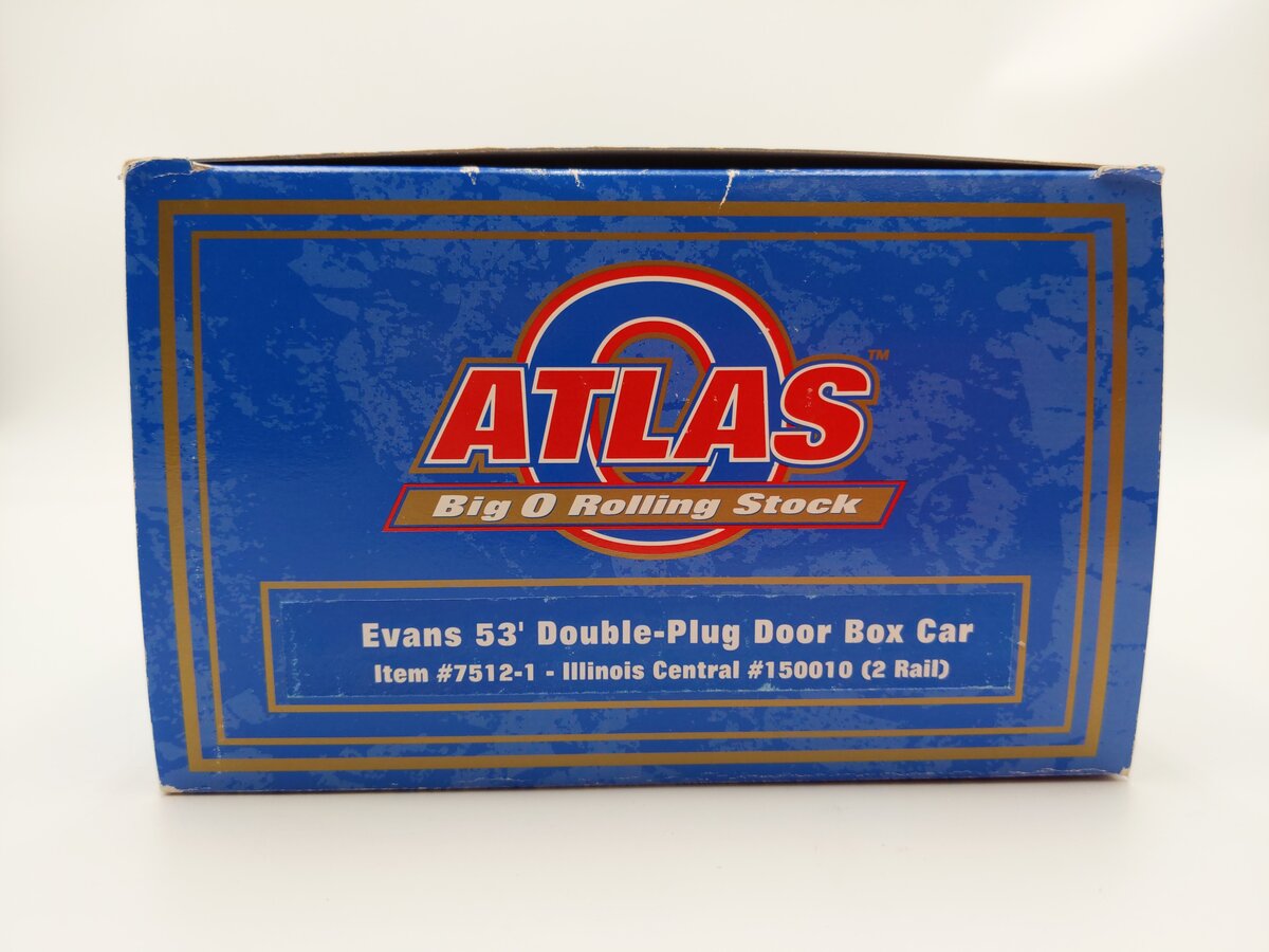 Atlas 7512-1 Ilinois Central 53' Double-Plug Door Box Car - 2 Rail LN/Box