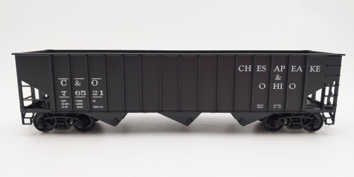 Weaver U2212 O Scale Chesapeake & Ohio 3-Bay Coal Car #76521 (2-Rail) LN/Box