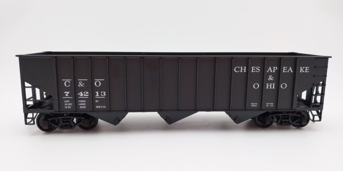 Weaver U2212 O Scale Chesapeake & Ohio 3-Bay Coal Car #74213 (2-Rail) LN/Box