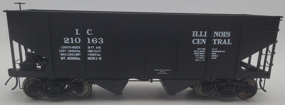 InterMountain 25416S-03 O IC USRA 55-Ton 2-Bay Hopper #210163 (2-Rail) EX/Box