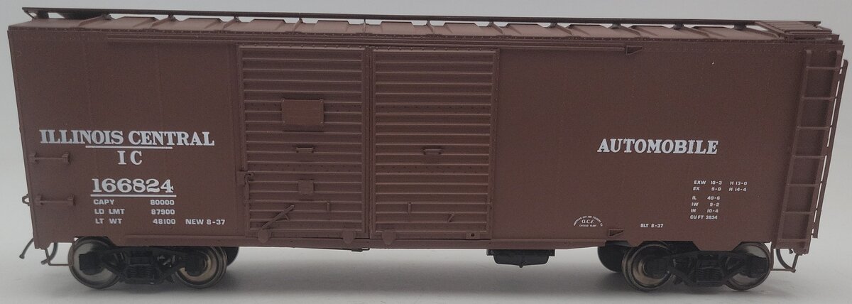 InterMountain 25213S-03 O Gauge Illinois Central Boxcar #166824 EX/Box
