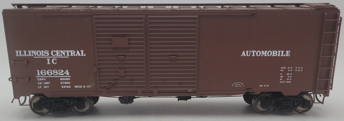 InterMountain 25213S-03 O Gauge Illinois Central Boxcar #166824 EX/Box
