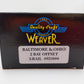 Weaver O Scale Baltimore & Ohio 2 Bay Offset Hopper #825000 (2-Rail) EX/Box