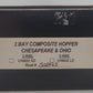 Weaver U16022SD O Gauge Chesapeake & Ohio 2-Rail Hopper Car #52895 EX/Box