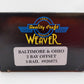 Weaver O Scale Baltimore & Ohio 2 Bay Offset Hopper #826075 (2-Rail) EX/Box