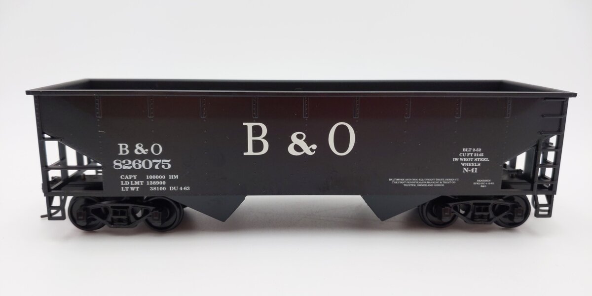 Weaver O Scale Baltimore & Ohio 2 Bay Offset Hopper #826075 (2-Rail) EX/Box