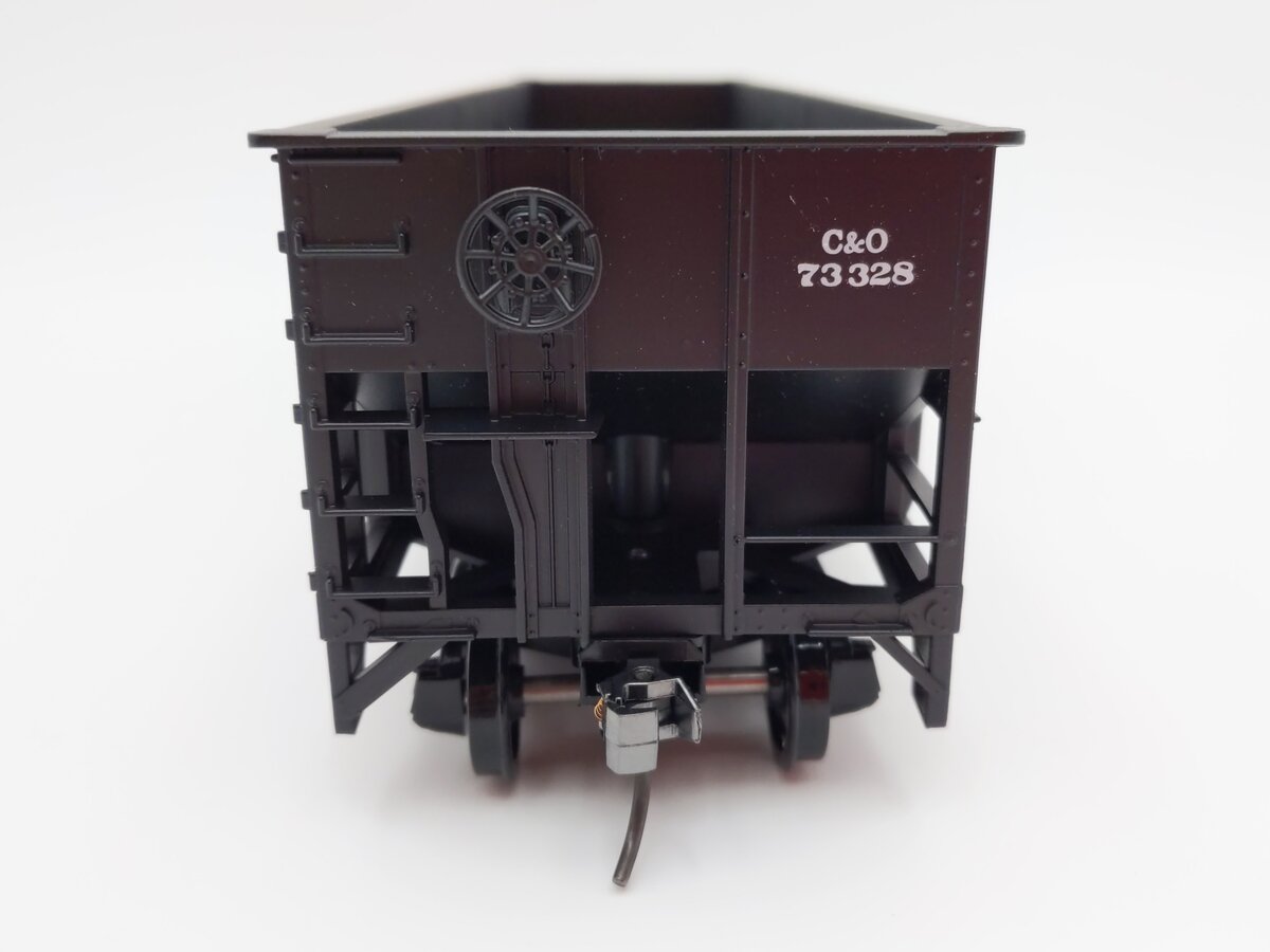 Weaver U2212 O Scale Chesapeake & Ohio 3-Bay Coal Car #73328 (2-Rail) EX/Box