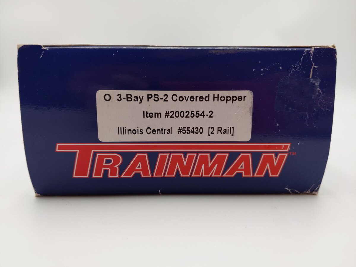Atlas 2002554-2 O Scale IC 3-Bay PS-2 Covered Hopper #55430 (2-Rail) LN/Box