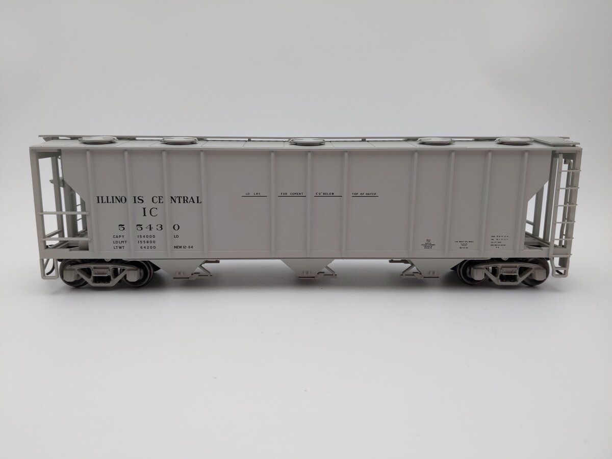 Atlas 2002554-2 O Scale IC 3-Bay PS-2 Covered Hopper #55430 (2-Rail) LN/Box