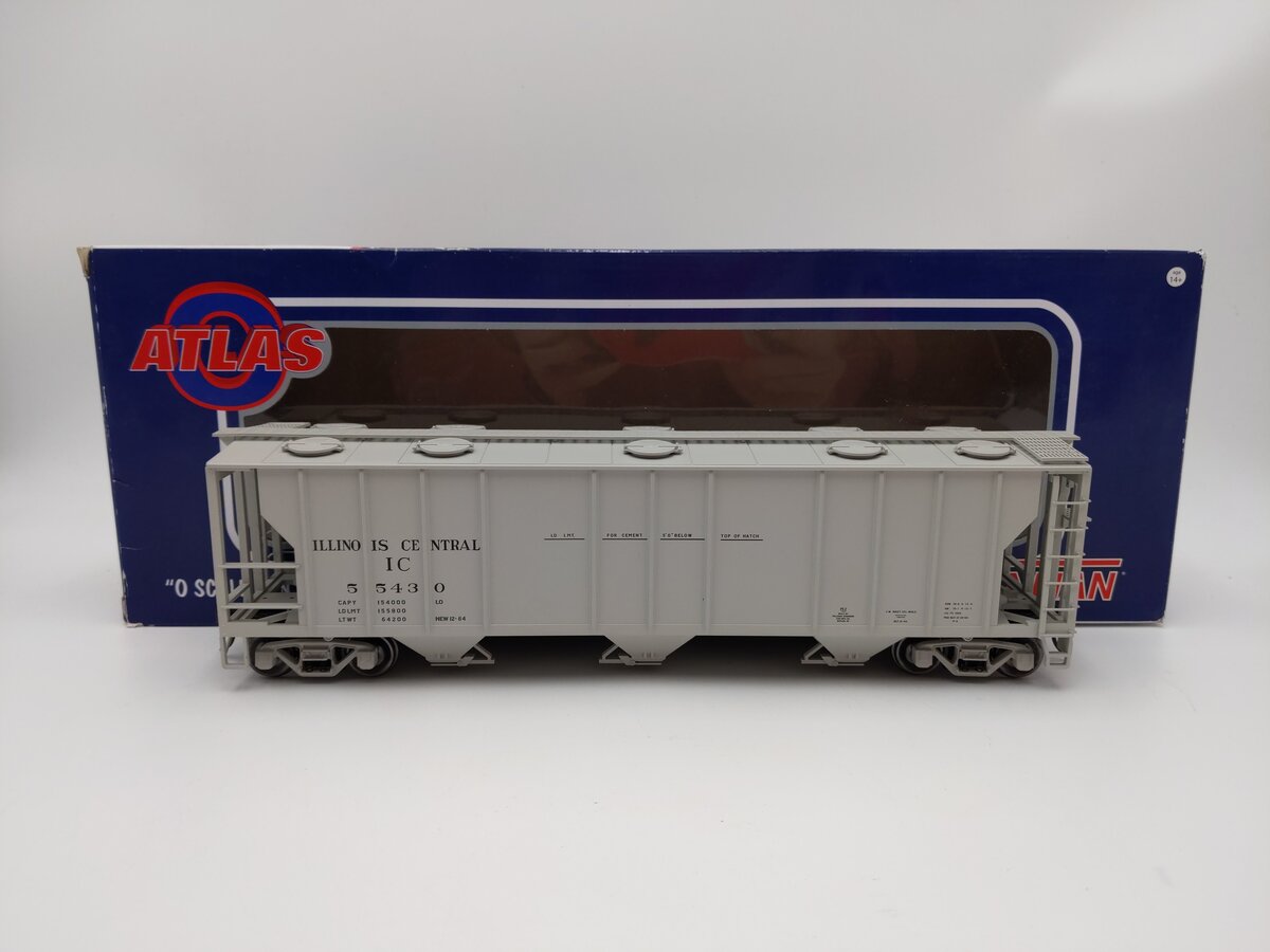Atlas 2002554-2 O Scale IC 3-Bay PS-2 Covered Hopper #55430 (2-Rail) LN/Box