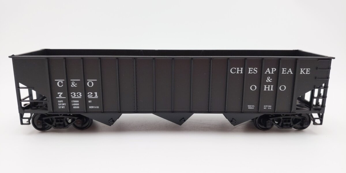 Weaver U2212 O Scale Chesapeake & Ohio 3-Bay Coal Car #73321 (2-Rail) LN/Box