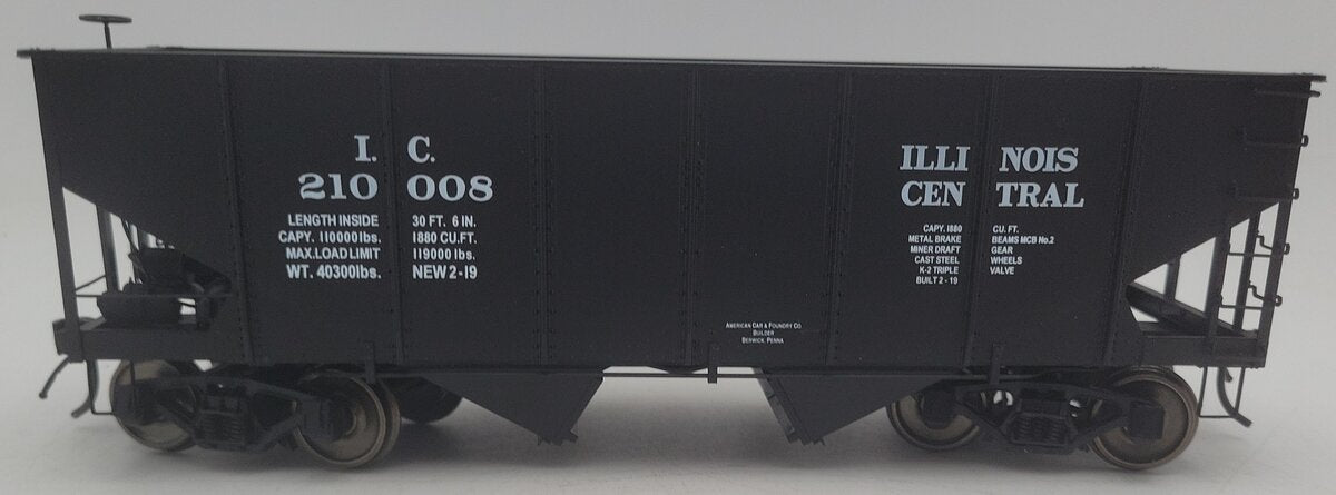 InterMountains 25416S-01 O Gauge Illinois Central 2-Rail Hopper Car #210008 EX/Box