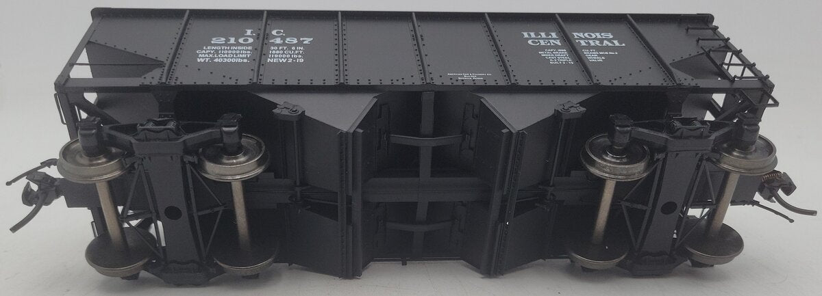 InterMountian 25416S-06 O Gauge Illinois Central 2-Rail Hopper Car #210487 EX/Box