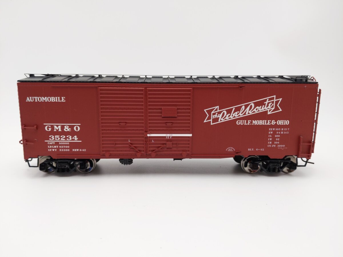 Atlas 9703-4 O Scale GM&O 40' Double Door Box Car #35234 (2-Rail) EX/Box