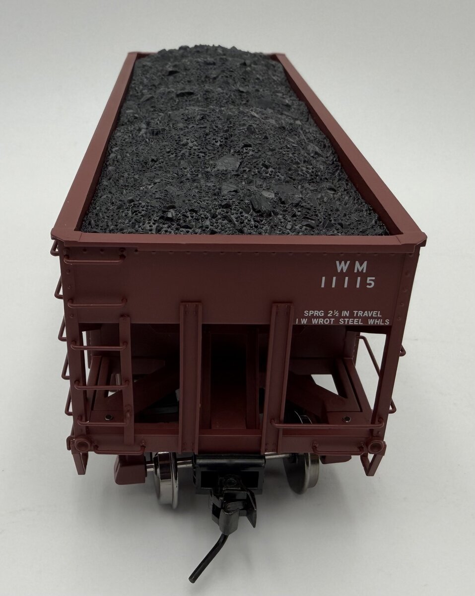 Atlas 7757-6 O Western Maryland 55 Ton Fishbelly Hopper Car #1115 (2 Rail) LN/Box