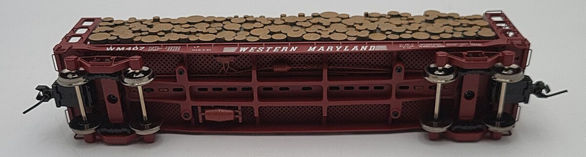 Atlas 7276-5 O Scale Western Maryland Lumber Car #407 2-Rail LN/Box