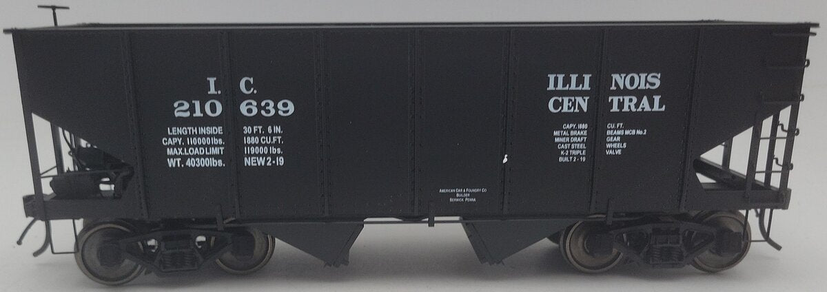 InterMountain 25416S-08 O Gauge Illinois Central 2-Rail Hopper Car #210639 EX/Box