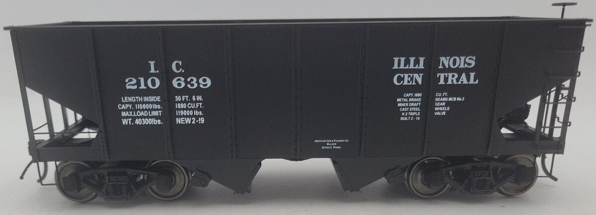 InterMountain 25416S-08 O Gauge Illinois Central 2-Rail Hopper Car #210639 EX/Box