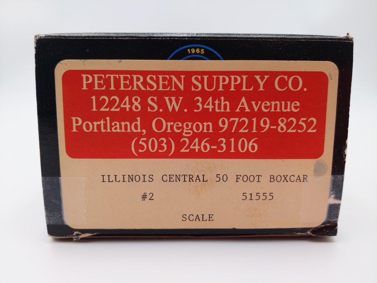 Weaver O Scale Illinois Central 50 Foot Boxcar #51586 (2-Rail) EX/Box