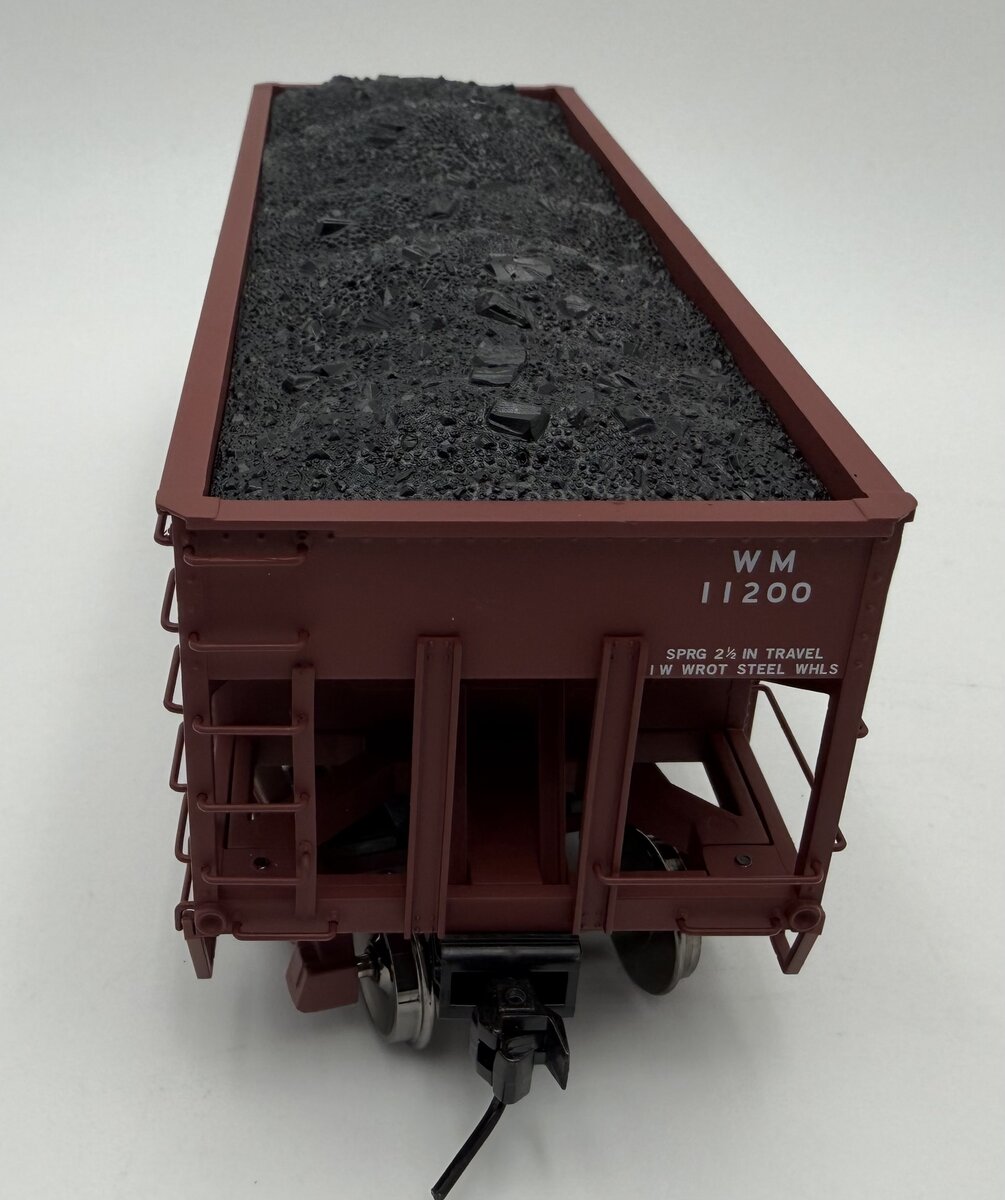 Atlas 7757-7 O Western Maryland 55 Ton Fishbelly Hopper Car #11200 (2 Rail) LN/Box