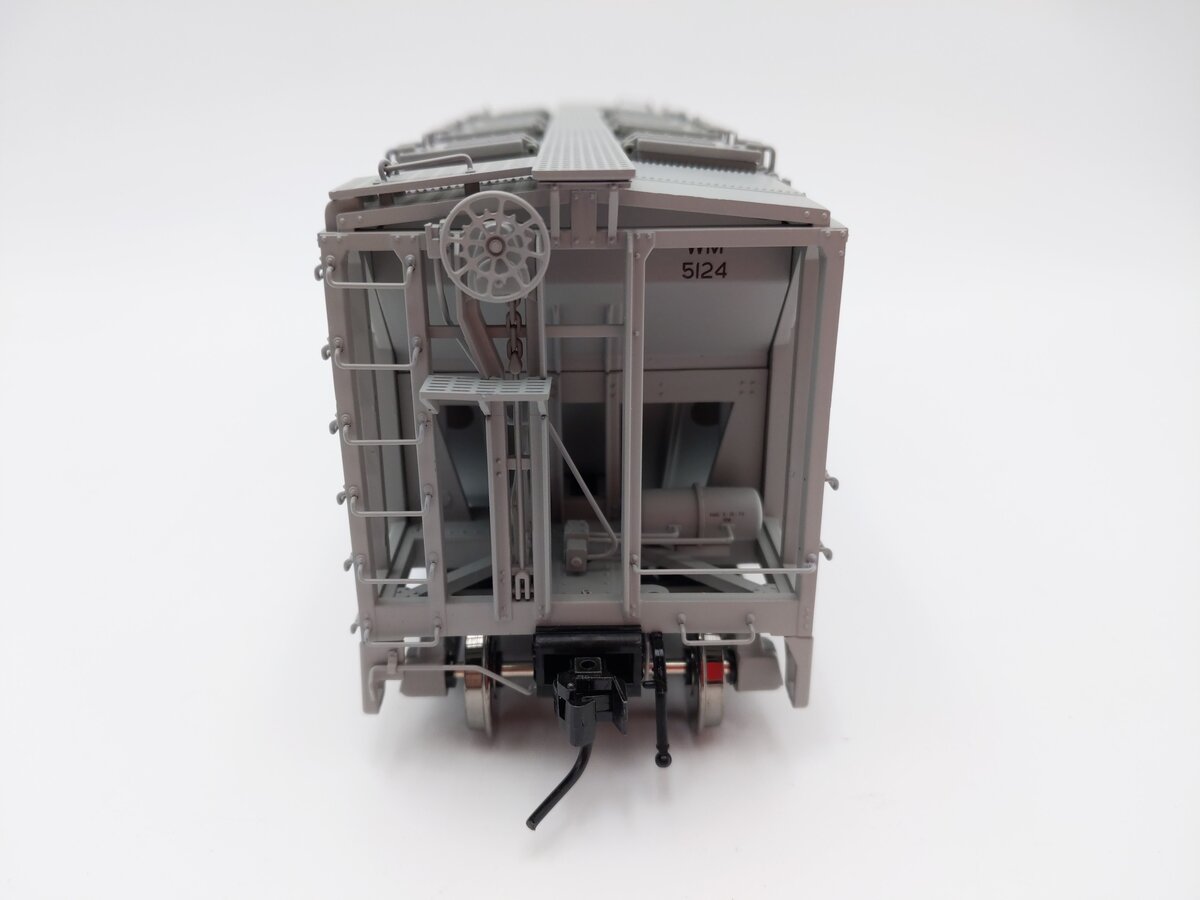 Atlas 9371-2 O Scale Western Maryland 70-Ton Covered Hopper #5124 - 2 Rail EX/Box