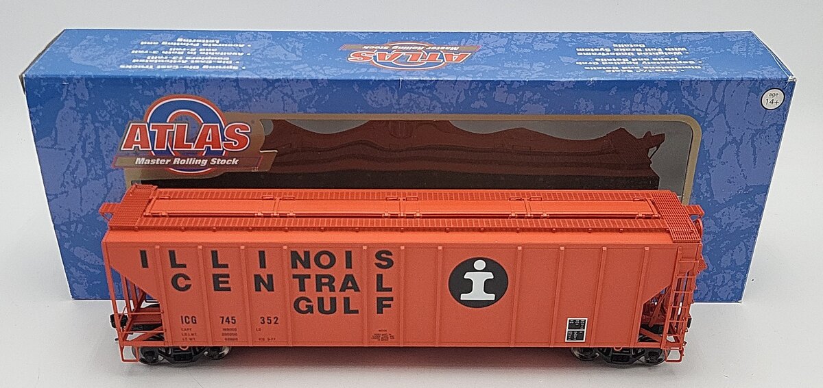 Atlas 3002361-4 O Illinois Central Gulf PS-4427 Low Side Hopper #745352 (2-Rail) LN/Box
