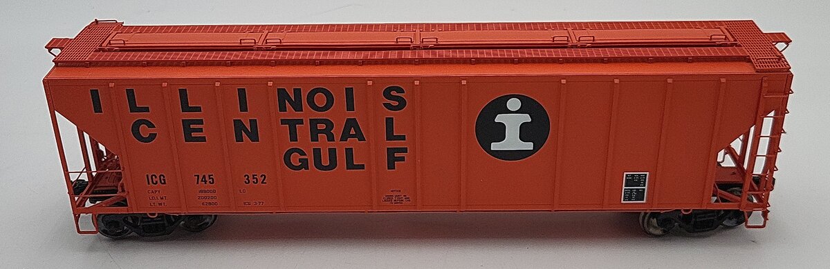 Atlas 3002361-4 O Illinois Central Gulf PS-4427 Low Side Hopper #745352 (2-Rail) LN/Box