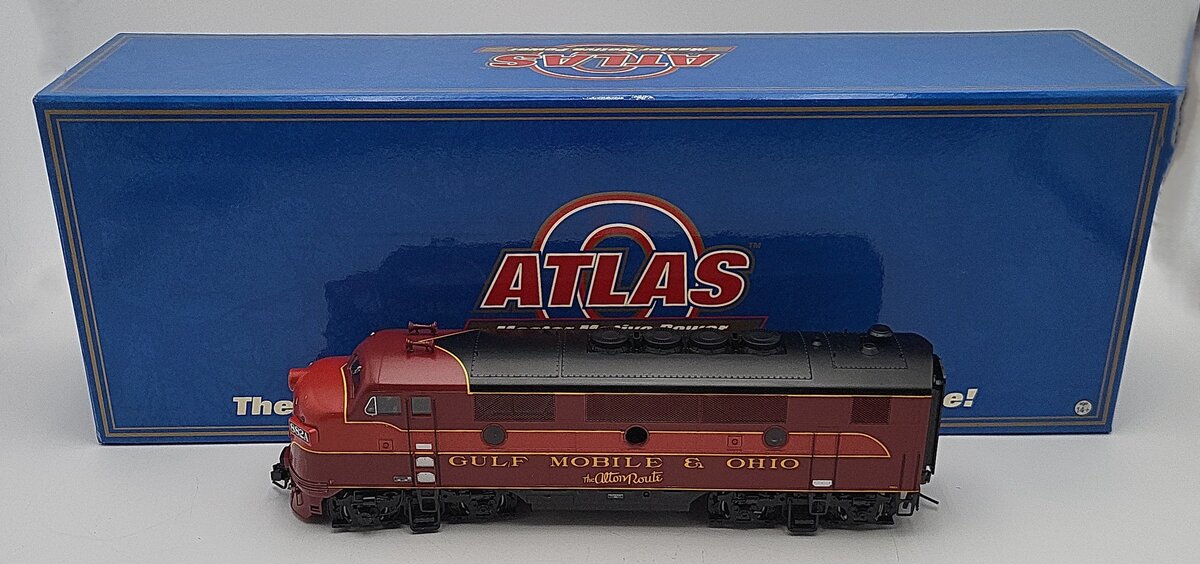 Atlas 2662-2 O Scale Gulf Mobile & Ohio Diesel Locomotive #882A 2-Rail EX/Box