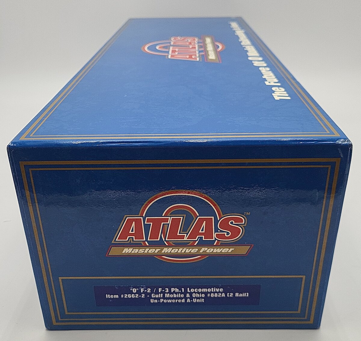 Atlas 2662-2 O Scale Gulf Mobile & Ohio Diesel Locomotive #882A 2-Rail EX/Box