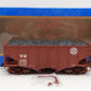 Atlas 7756-1 O Scale Western Maryland 55 Ton Fishbelly Hopper #11499 (2-Rail) EX/Box