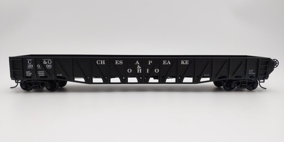 Weaver U17014LD O Scale Chesapeake & Ohio Wartime Gondola #29999 (2-Rail) LN/Box