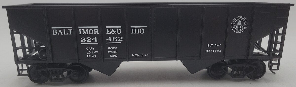 Weaver 962 O Scale Baltimore & Ohio Hopper Car #324462 (2-Rail) EX/Box