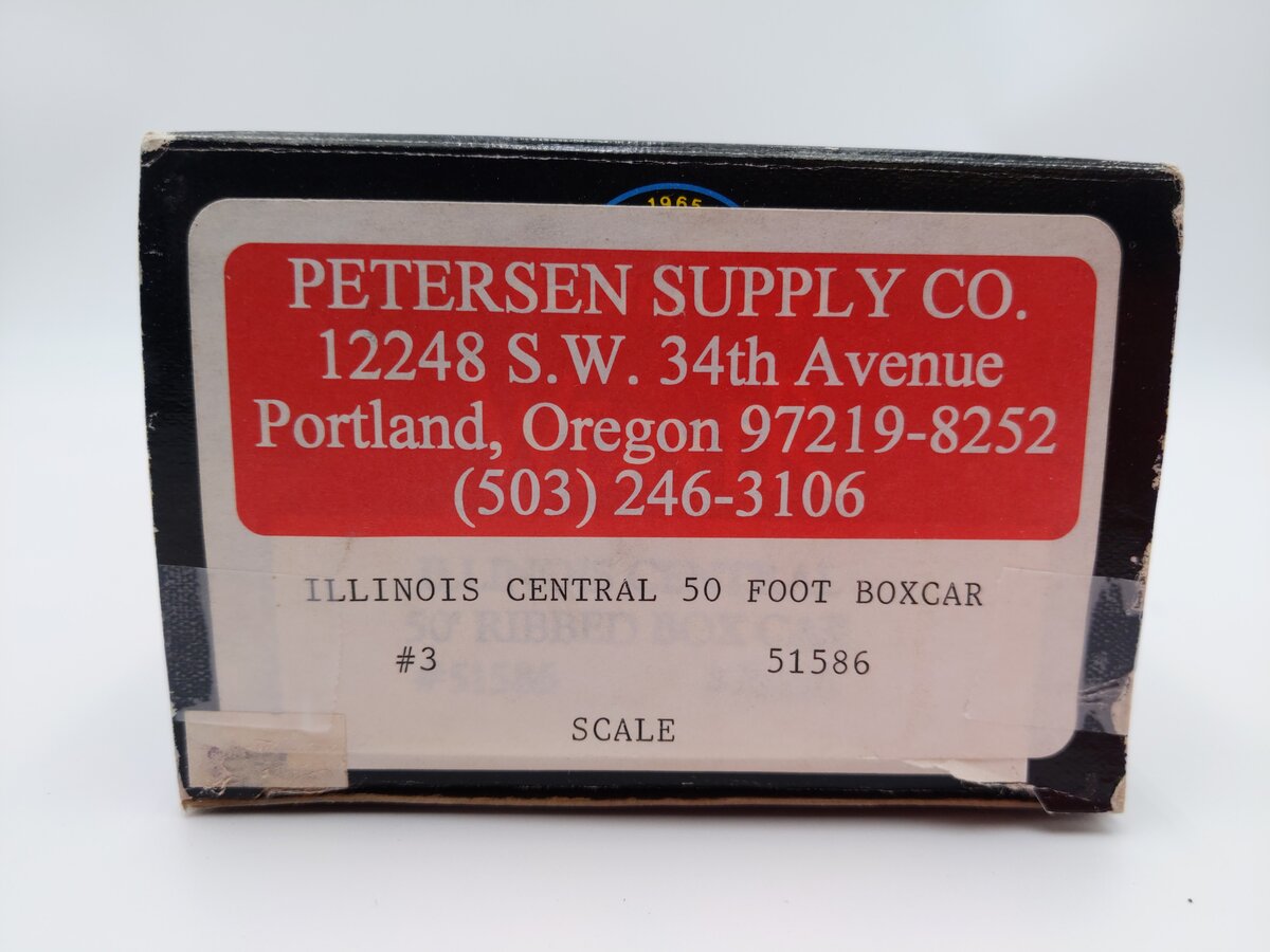 Weaver O Scale Illinois Central 50 Foot Boxcar #51586 (2-Rail) EX/Box