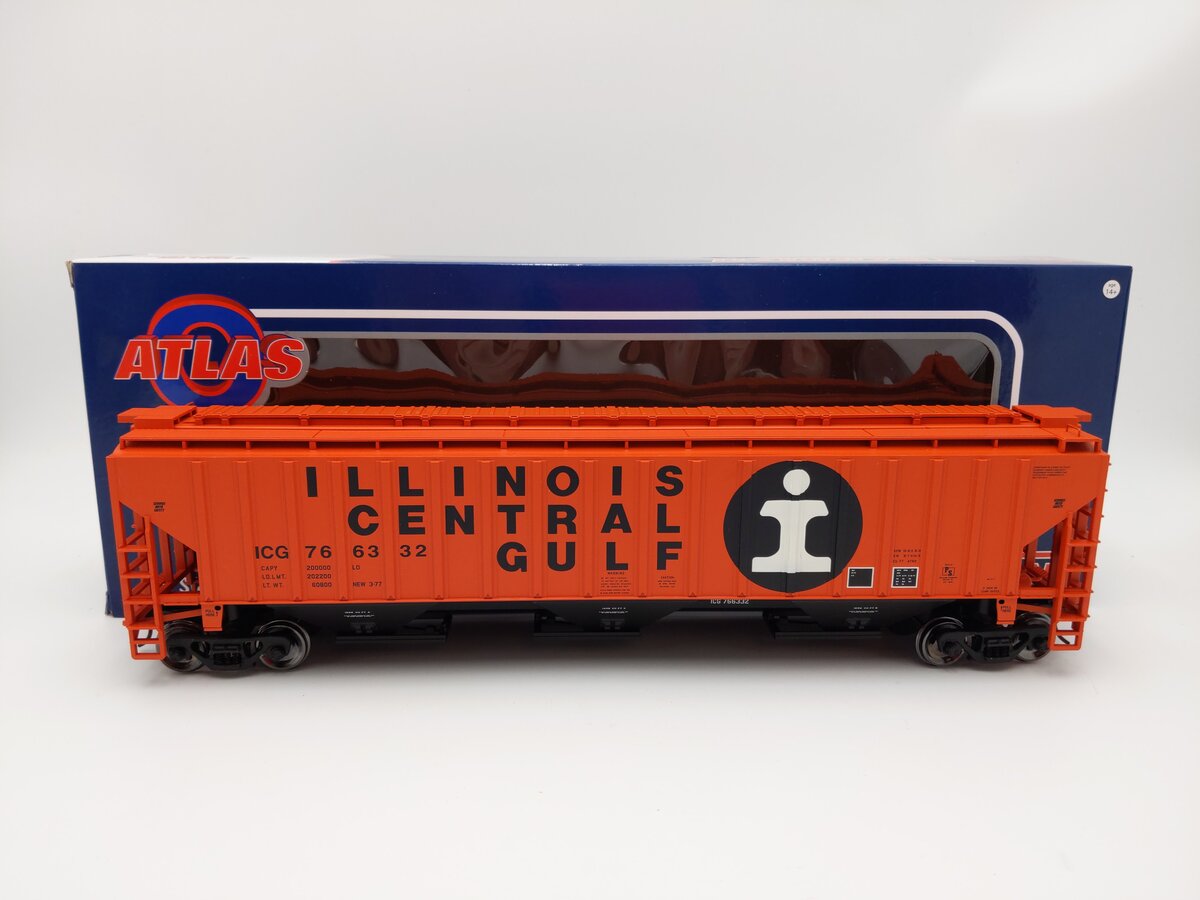 Atlas 2001654-5 O Scale IC TM PS4750 Covered Hopper #76332 (2-Rail) EX/Box