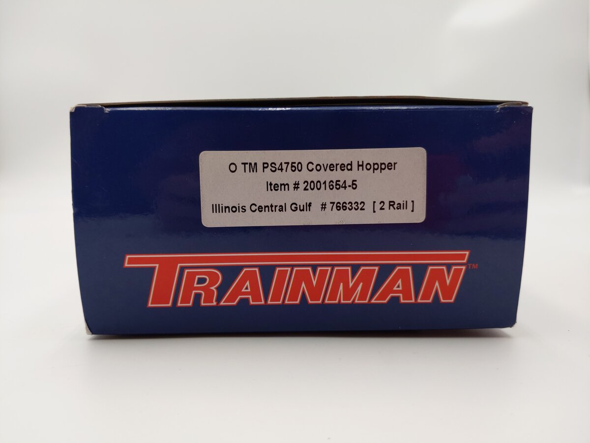 Atlas 2001654-5 O Scale IC TM PS4750 Covered Hopper #76332 (2-Rail) EX/Box