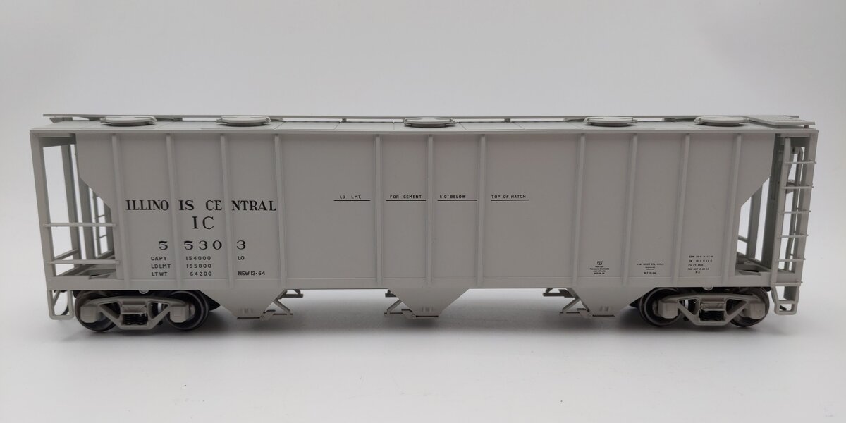 Atlas 2002554-1 O Scale Illinois Central 3-Bay PS-2 Covered Hopper #553303 LN/Box